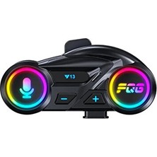 Novélune Intercom: Motosiklet Interkom Kulaklık - Rgb Işık ve Bluetooth 5.3 Özelliğiyle Güçlü