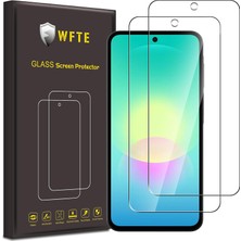 M.TK Moveteck Samsung Galaxy A27 Uyumlu Ekran Koruyucu Kırılmaz Cam 9h Temperli Ekran Camı Şeffaf Passifik