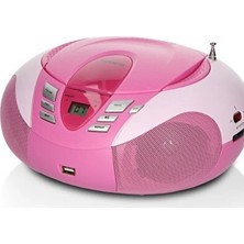 Novélune Nostaljik Radyo: Pembe Taşınabilir Fm Radyo ve USB Çalar: Retro Tasarım ve Pratik Kullanım