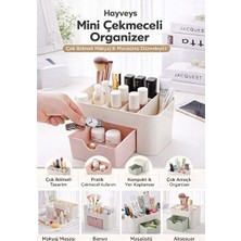 Novélune Makyaj & Takı Organizeri: Mini Çekmeceli Aksesuar Düzenleyici, Kompakt ve Pratik Saklama Çözümü