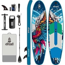 Frefly Store 11X31"X6" (335CM) Sup Şişme Kürek Sörfü - Stand Up Paddle Board - Tüm Yardımcı Ekipmanlar Pakete Dahildir (Wave Harmony)