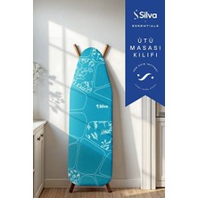 Novélune Ütü Masası ve Aksesuarı: Turkuaz Renkli Ütü Masası Bezi, 50X140 Cm, Koruyucu ve Estetik