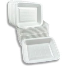 Frefly Store 500 gr Köpük Tabak, 100 Adet Paket, Kasap Kabı