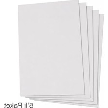 Frefly Store Beyaz Mukavva 35X50 Cm, 5'li Paket, Sert ve Dayanıklı Karton