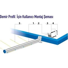Novélune Çamaşır Kurutmalık: Balkon Için Kare Profil Çamaşır Askısı Askılığı