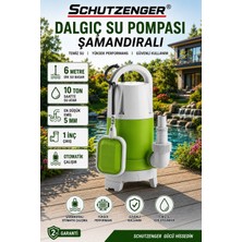 SCHUTZENGER Temiz Su Dalgıç Pompa 6 mt Dik Atar Otomatik Çalışma Bakır Motor Kuyu Için 740