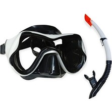 Novélune Dalış Bıçağı: Yetişkin Yaz Temalı Snorkel ve Maskesi Seti
