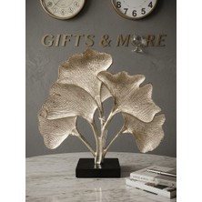 Gfsmore Ginko Yaprak Büyük Boy Gümüş 37 cm