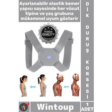 Wintoup #korse Akıllı Şarjlı Ortopedik Kamburluk Önleyici Sırt Destek Sensörlü Titreşimli Dik Duruş Korsesi