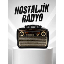 Midas Toptan Home Müzik Kutusu Bluetooth Bağlantılı El Fenerli Nostaljik Tasarım Radyo