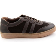 Bambi Kahve Kahve Hakiki Deri Kadın Sneaker K01649200303