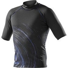 Novélune Dalış Elbisesi: Erkek Siyah Rash Guard Termal Içlik - Sıcak ve Koruyucu Yüzme Giysisi
