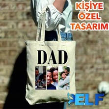 Novélune Pazar Arabası & Çantası: Yazılı ve Resimli Ham Bez Çanta - Kişiye Özel Tasarım