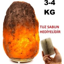 Novélune Masa ve Gece Lambası: Çankırı Kaya Tuzu Masa Lambası, Doğal ve Dekorasyon Parçası