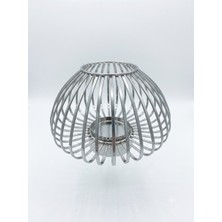 Panalı Metal Dekoratif Fener 16,5 x 22 cm