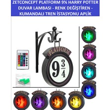 Novélune Masa ve Gece Lambası: Renk Değiştiren Harry Potter Duvar Lambası - Sihirli Tren Teması