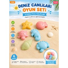 Novélune Plaj Oyuncakları: Pastel Renklerde 6 Parça Plaj Oyuncak Kalıpları – Yaratıcı Kum Oyunları