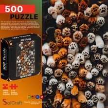 Soi Craft 500 Parça Puzzle Parlayan Kedi Patileri #278