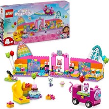 Frefly Store LEGO Gabby’nin Parti Odası 10797 – 4 Yaş ve Üzeri Çocuklar Doğum Günü Hediyesi Fikri, Parti Oyuncakları, Mini Bebek Figürleri ve Hayvan Figürleri Içeren Yaratıcı Oyuncak Yapım Seti (252 Parça)