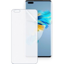 Schitec Huaweı Mate 40 Pro Uyumlu Ön Yüzey Nano Şeffaf Hidrojel Ekran Koruyucu