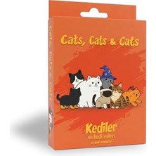 Frefly Store Cats & Cats 2-4 Kişilik Kart Oyunu | Eğlenceli Kutu Oyunu