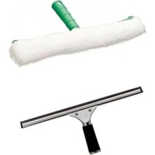 Frefly Store Camsil Silme Aparatı Çekçek Metal 45CM+MIKROFIBER Peluş ve Aparatı 45CM Temizlik Seti