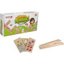 Frefly Store Tahta Oyun Domino Animals
