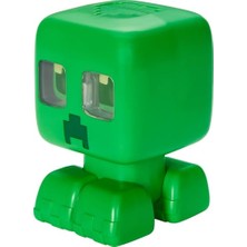 Frefly Store Mattel  Evcil Creeper Figürü JGX49 | Işıklar, Sesler ve Patlayan Hareketli Creeper Mob, 14 cm Düğmeyle Etkinleştirilen Figür