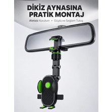 Epilons Dikiz Aynasına Takılan Telefon Tutucu Ayarlanabilir Çok Yönlü Araç Aksesuarı Yeni Nesil