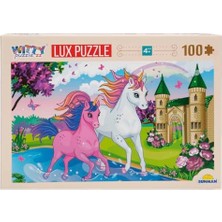 Frefly Store 100 Parça Puzzle: Unicorn