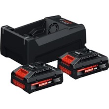 Frefly Store Bosch EXBA18V-40 Başlangıç Seti (2 x Expert 4.0 Ah + 1 x Gal 12V/18V-80)