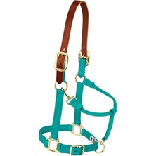 Frefly Store Weaver Deri Abtruennigen Orijinal Ayarlanabilir Çene ve Boyun Snap Yular Average Horse