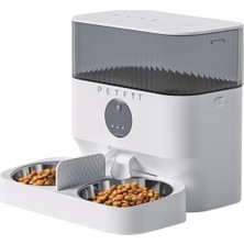 Frefly Store Catmax Pro Plus 5l Wi-Fi Kameralı Çift Kase Akıllı Otomatik Kedi Köpek  Kabı Besleme Ünitesi (Sesli Komut+Çelik Kase+App Kontrol)