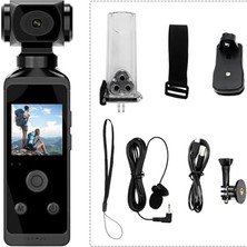 Frefly Store 4K Ultra Hd Aksiyon Kamerası – 270° Geniş Açı - Döner Klips - Su Geçirmez Kılıf - Wifi Kamera - Dahili Krofon - Dahili Hoparlör - Micro Sd Desteği