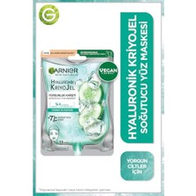 Frefly Store Garnier Hyaluronik Kriyojel Yorgunluk Karşıtı Soğutucu Yüz Maskesi