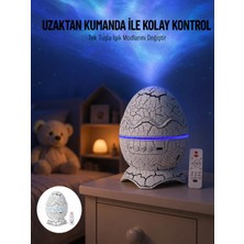Epilons Yumurta Görünümlü Masa ve Gece Lambası Renk Değiştirebilen Projektör