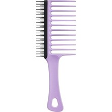 Frefly Store Tangle Teezer Wide Tooth Comb Kıvırcık Saçlar Için Lila Saç Fırçası-Tarak
