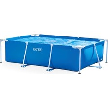 Frefly Store Dikdörtgen Çerçeveli Havuz, Mavi, 300 x 200 x 75 cm          [enerji Sınıfı A]