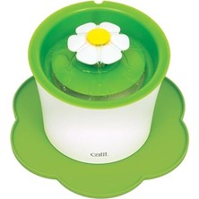 Frefly Store Çiçek Şeklinde Silikon Mat, Su Geçirmez Altlık, 30 Cm, Yeşil, 1 Adet (Tekli Paket)