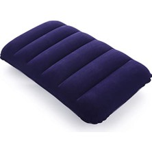 Frefly Store Docolors Şişme Kamp Yastığı, Plaj Yastığı, Hafif Seyahat Yastığı, Kadife Kaplama, Hava Yastığı, Oturma Nderi, Ofis, Dış Mekan, Yürüyüş Için, 48 x 30 Cm, Mavi
