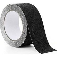 Frefly Store BADEM10 Yapışkanlı Merdiven ve Zemin Kaydırmaz Bant 5 cm 50 Metre Siyah