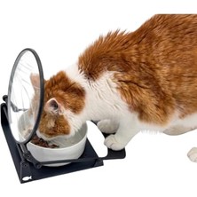 Frefly Store Akıllı Kapaklı Kedi  Kabı, 3D Baskı Malzeme, Yaş ve Kuru  Için, Otomatik Kapak Sistemi, Siyah ve Turkuaz