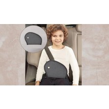 Frefly Store Alkantara Çocuk Emniyet Kemeri Düzenleyici ve Tutucu Emniyet Kemer Pedi,boyun Kesme Önleyici,çocuk Emniyet Kemer Rahatlatıcı,oto Kemer Kılıfı,yüksek Kaite(Antrasit Renk)