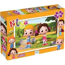 Frefly Store Niloya Lisanslı 200 Parça 33X48CM Çocuk Puzzle Yapboz Serisi