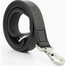 Frefly Store Hakiki Yağlı Deri Köpek Gezdirme Kayışı, Ultra Dayanıklı Köpek Gezdirme, Lüks ve Kaliteli Deri Yürüyüş Kayışı (Siyah, Small)