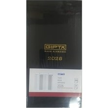 Frefly Store 2026 Ticari Kasa Ajandası, 17X33 Cm, 432 Sayfa, Siyah