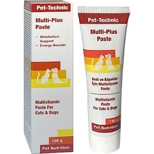 Frefly Store Multi Plus Paste – Kedi ve Köpekler Için Günlük Multivitamin ve Mineral Destekli Takviye Macunu – 100G