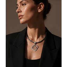 Dilhan Atlay Geometrik Choker Kolye