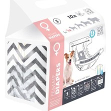 Frefly Store Dıapers Dişi Köpekler Için Külot (S) 10LU