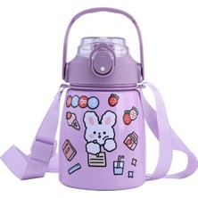 Frefly Store Çelik Içli Termos 850 ml Mor SKM012